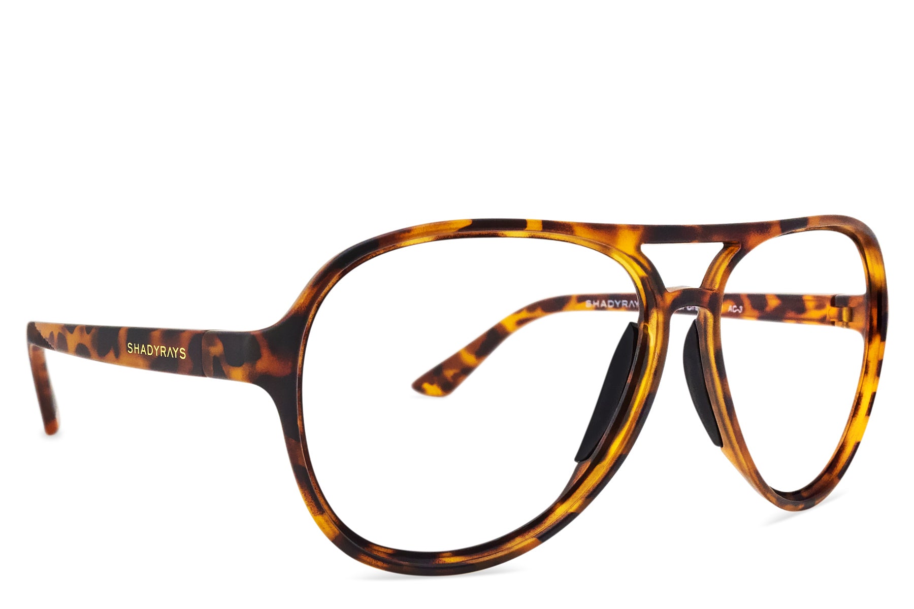Alternative view of Aviator Crossover Rx - Amber Tortoise