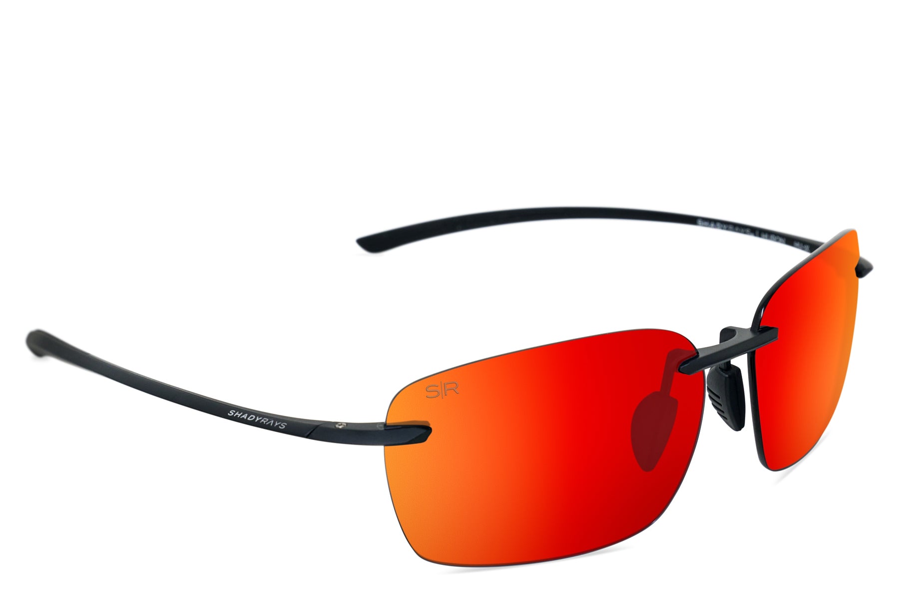 Alternative view of Huron Matte Black - Infrared Polarized