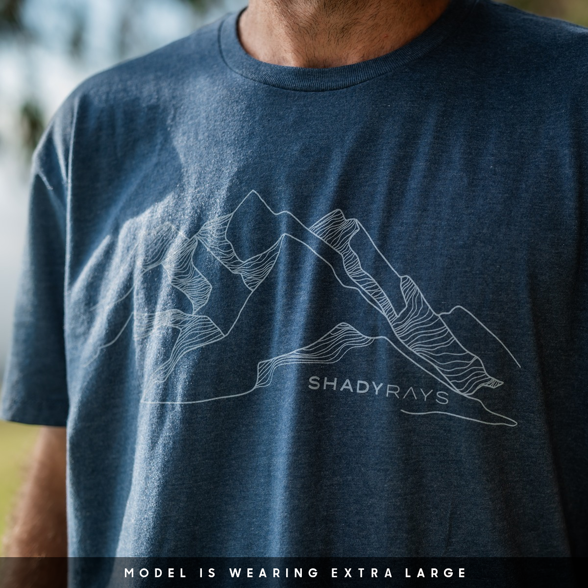 Alternative view of Graphic T-Shirt - Mountainscape Ocean