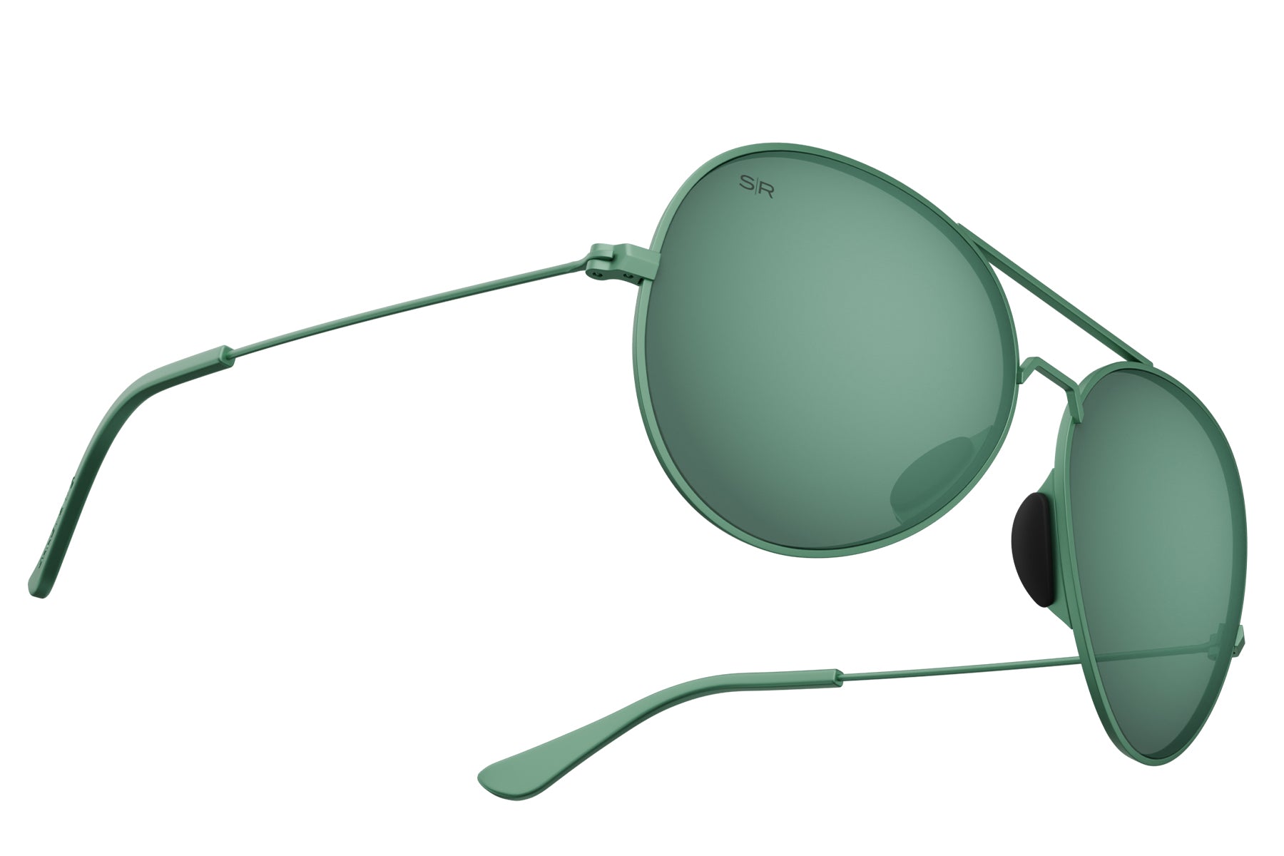 Alternative view of Tangle Free Aviator - Agave Polarized