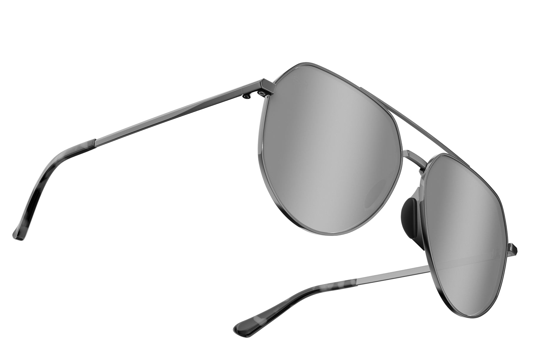 Alternative view of Tangle Free Aviator Hex - Slate Polarized