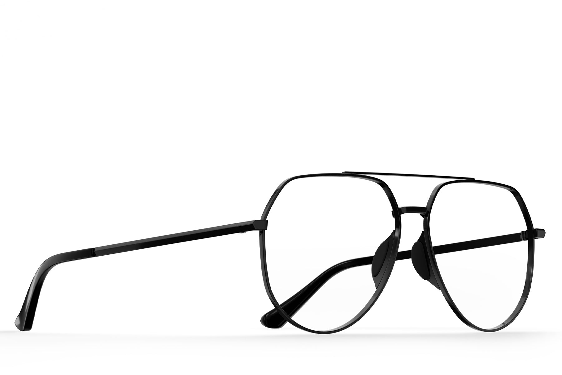 Alternative view of Tangle Free Aviator Hex Rx - Black