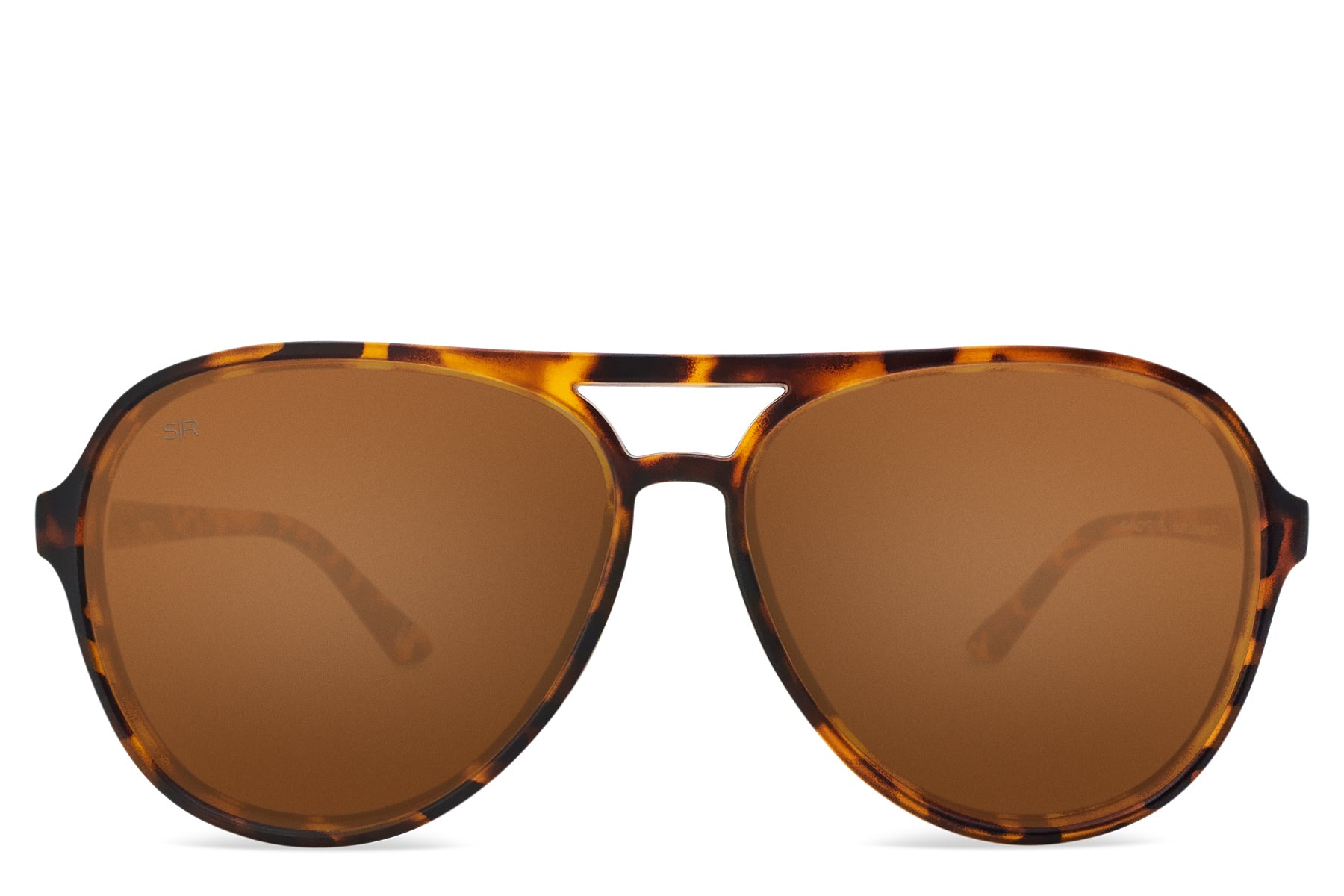 Alternative view of Aviator Crossover  - Amber Tortoise Polarized