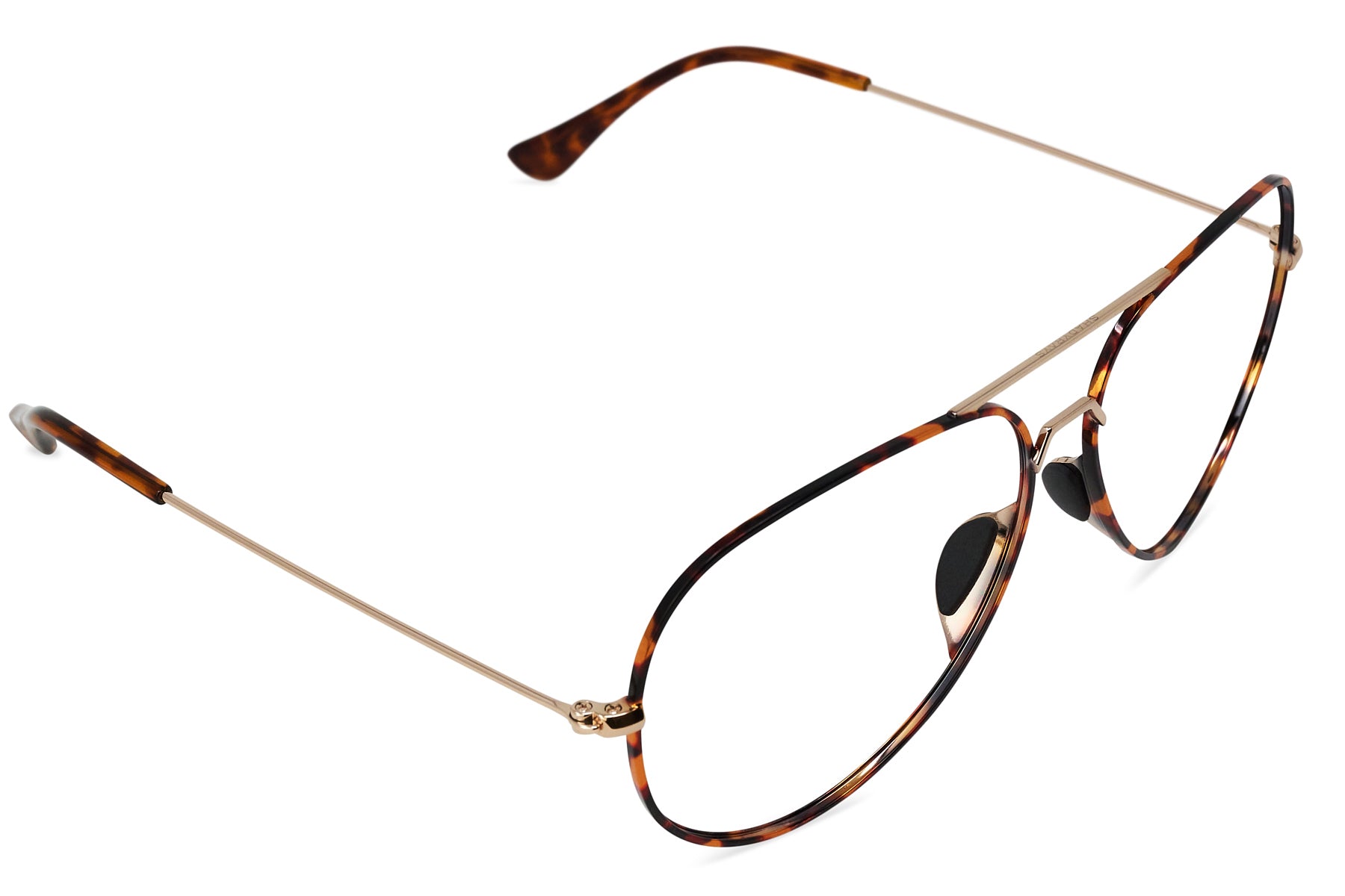 Alternative view of Tangle Free Aviator M/L Rx - Tortoise