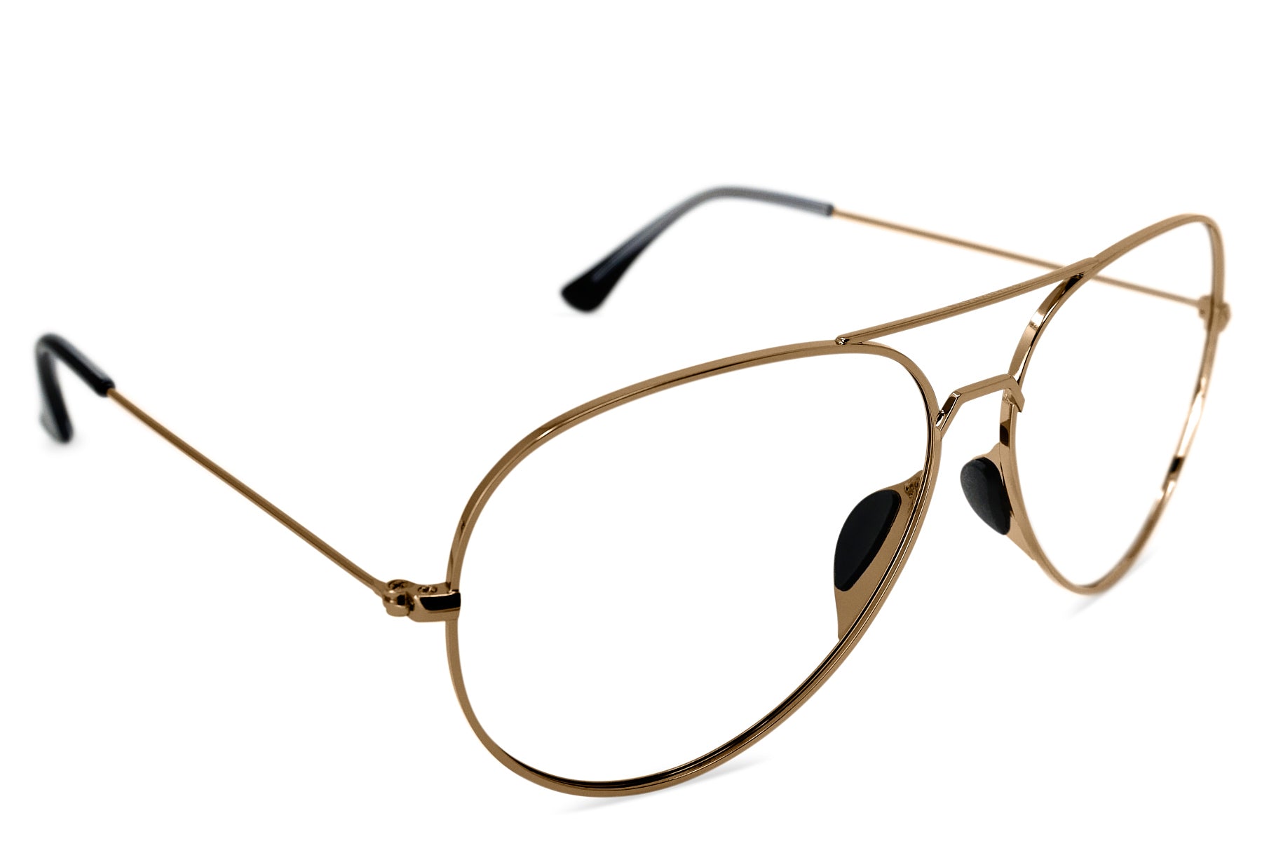Alternative view of Tangle Free Aviator M/L Rx - Gold