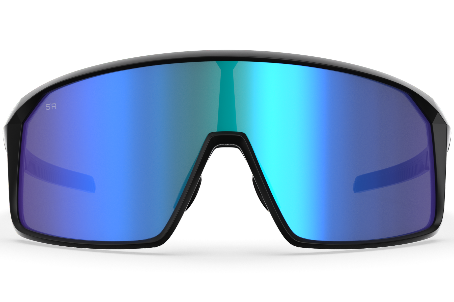 Alternative view of Rival Matte Black - Glacier Polarized