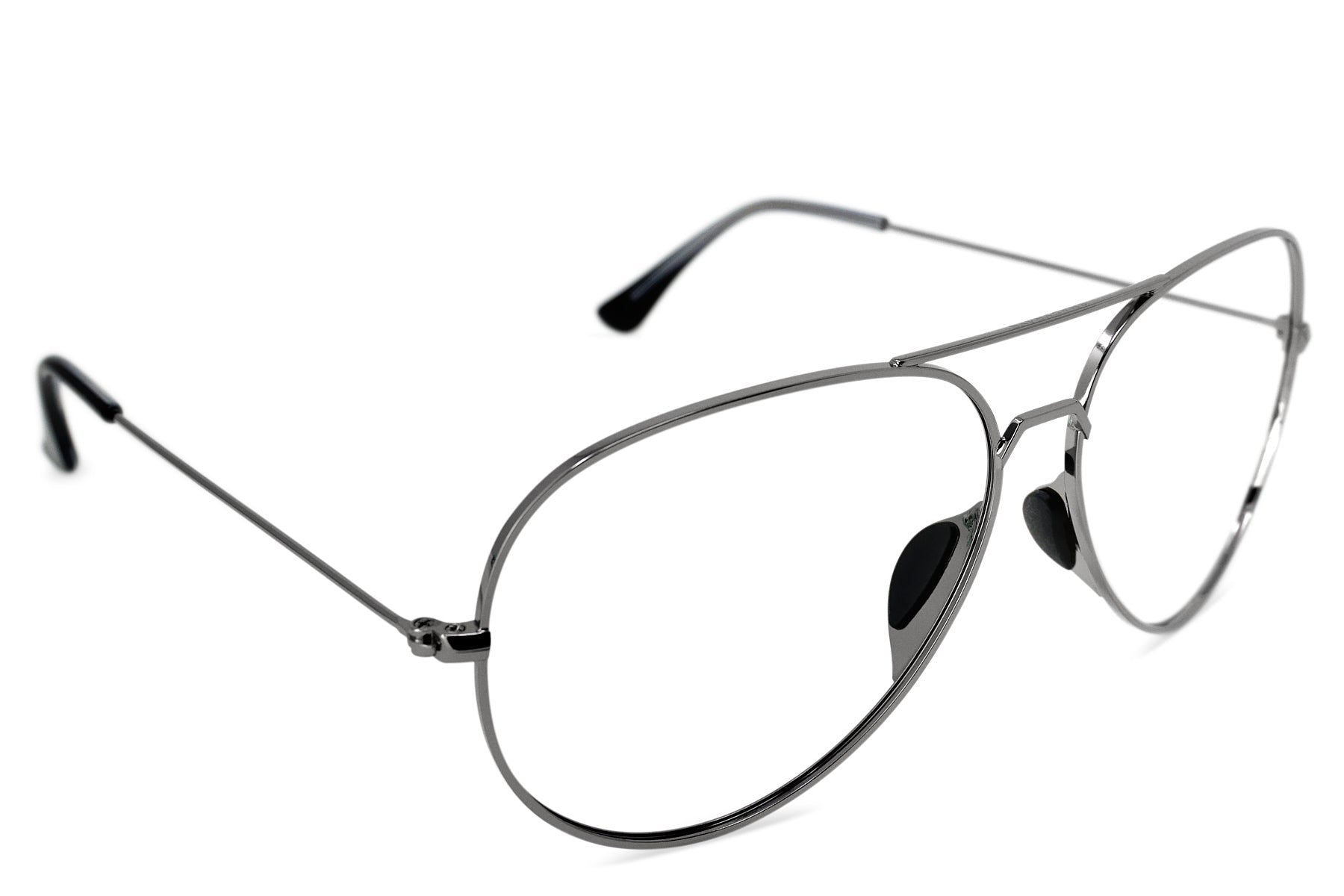 Alternative view of Tangle Free Aviator Small Rx - Gunmetal